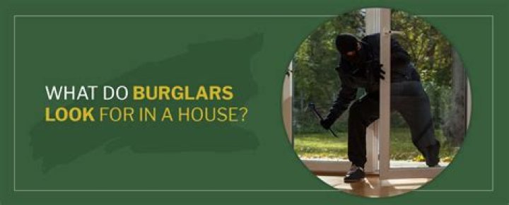 What signs do burglars leave?