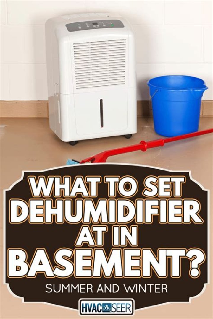 What temperature should I set my dehumidifier in the winter?
