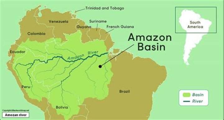 Where is the Amazon river?