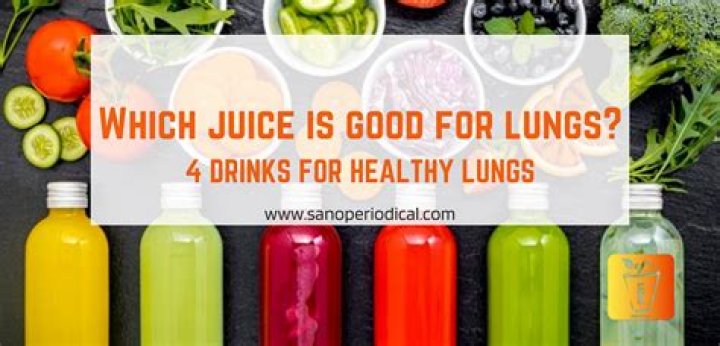 Which juice is good for lungs?
