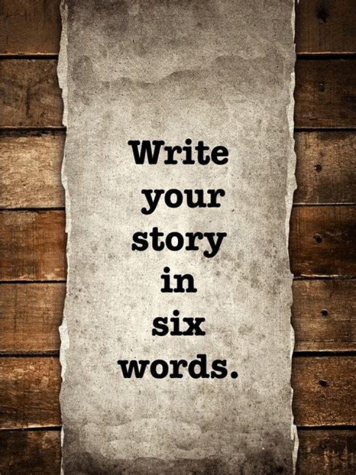 Who started 6 word stories?
