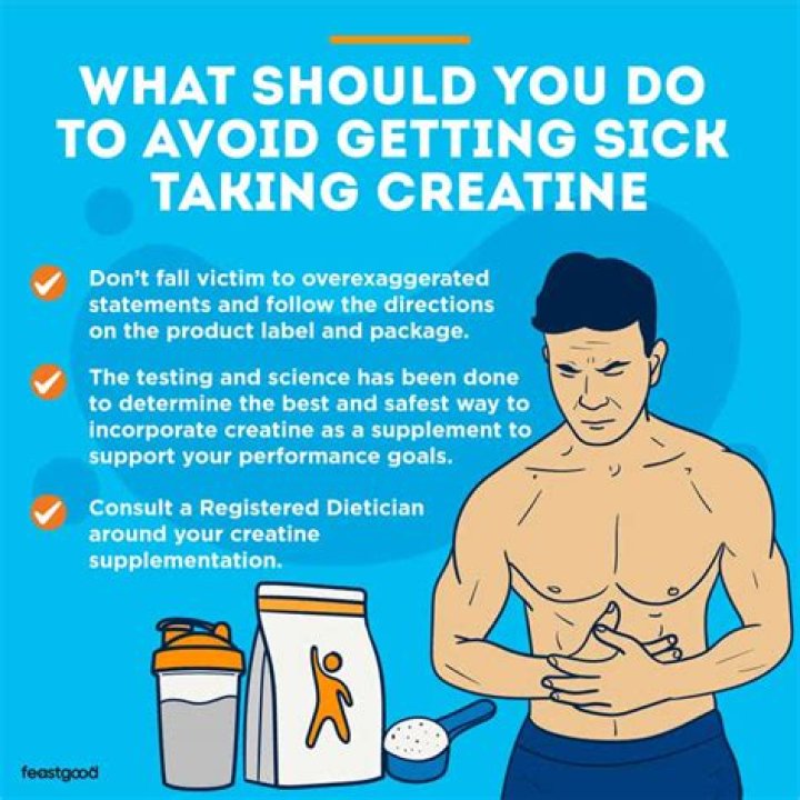 Why do I feel sick after taking creatine?