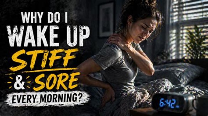 Why do I wake up sore every morning?