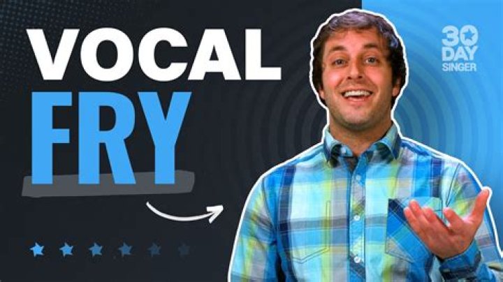 Why do men use vocal fry?