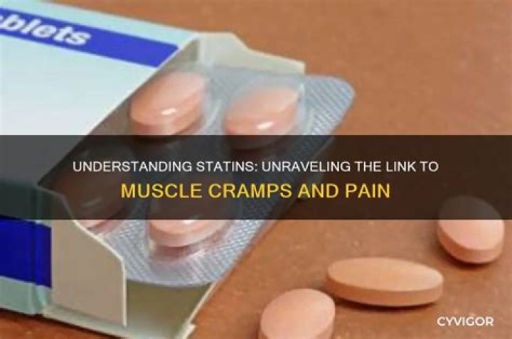Why do statins cause leg cramps?