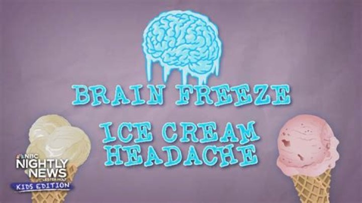 Why does my right eye hurt when I get a brain freeze?