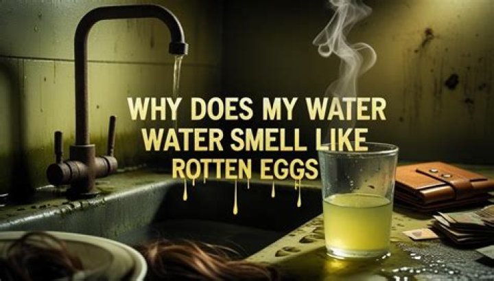 Why does my water smell like rotten eggs only one faucet?