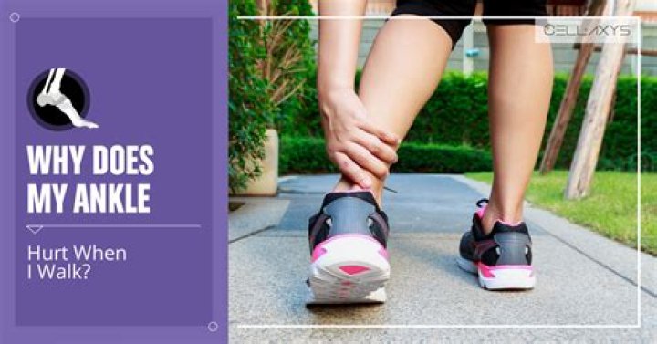 Why does the outside of my ankle hurt when I walk?